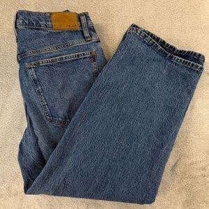 Madewell Perfect Vintage Wide Leg Crop Jeans Women’s 30 Medium Wash